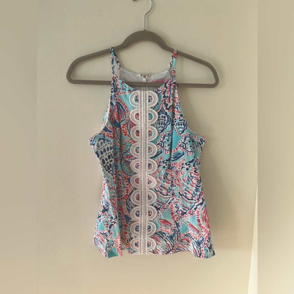 Lilly Pulitzer | sleeveless print top | size 8